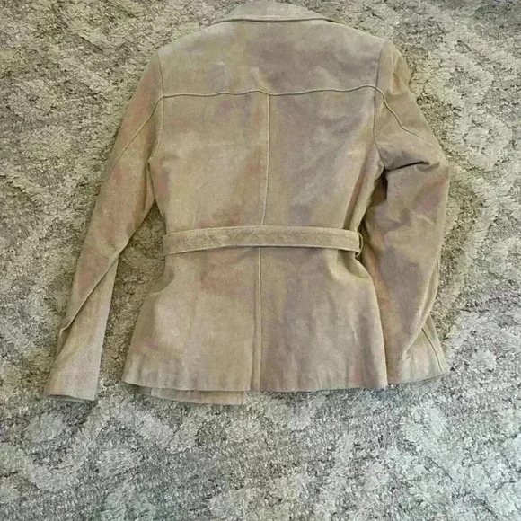 CLASSIC AND FABULOUS Wilson Suede Tan Jacket NWOT - Picture 3 of 5